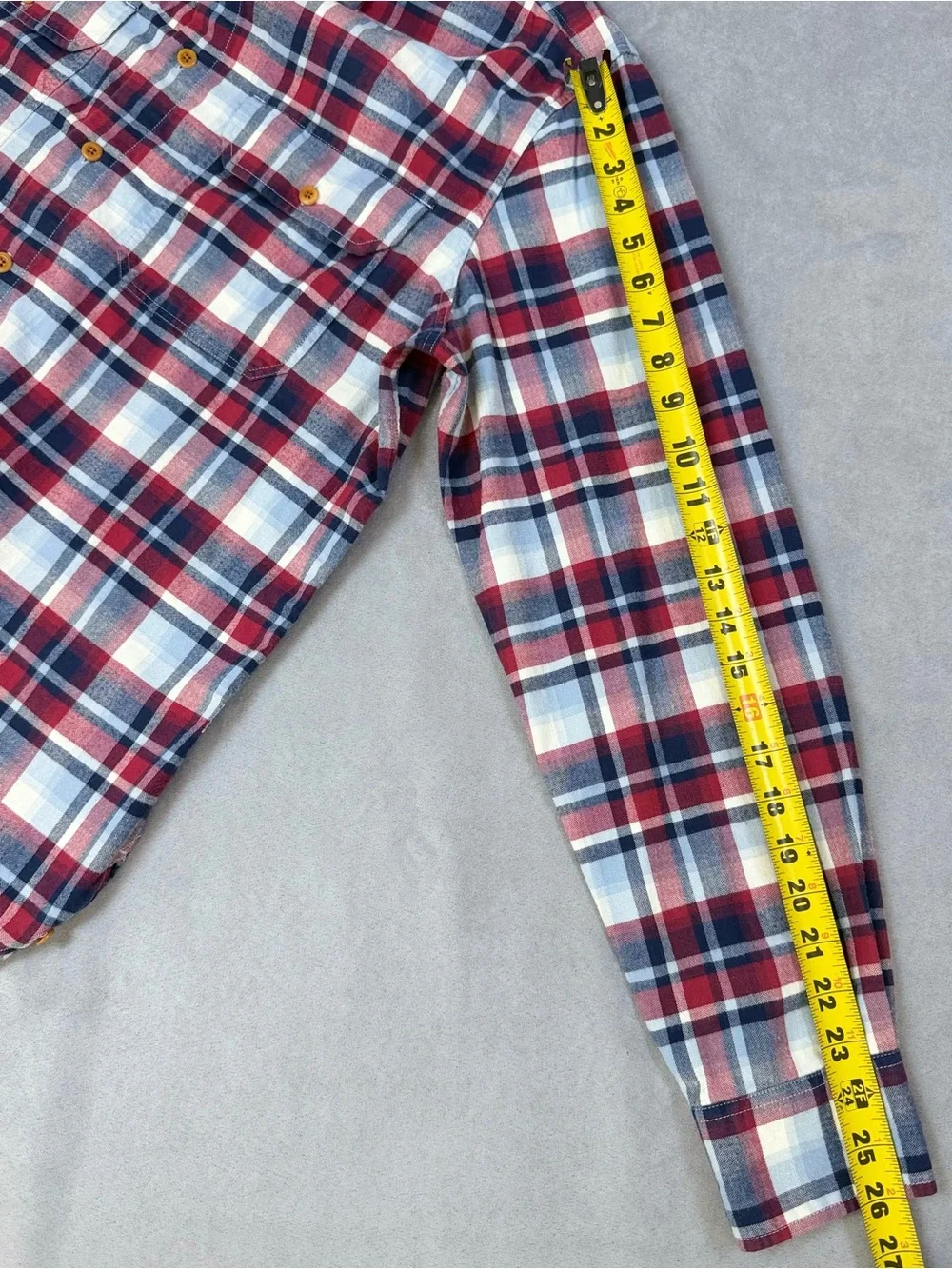 Atlantic Rancher Company Men’s XL Plaid Flannel Shirt Made in Portugal